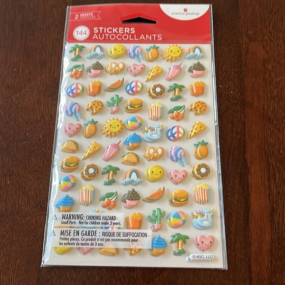 4 Packs of American Greetings Stickers, NWT - Picture 3 of 5